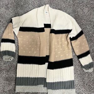 BKE from Buckle Women's Striped Cardigan Sweater